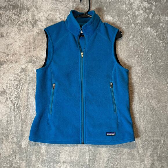 Patagonia Synchilla Women's Fleece Vest Size Large‎ Teal - Picture 1 of 5
